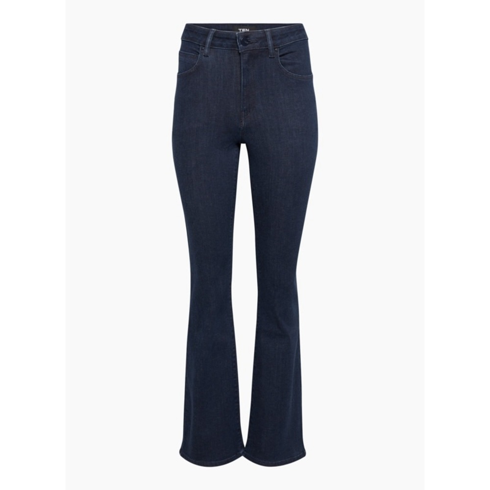 Aritzia Blue Flare Wide Leg Jeans High-Rise